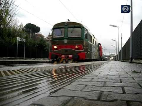 Invio D345.1085 trainante Loc cantiere + Vrtz (Roma Smistamento - Orte)