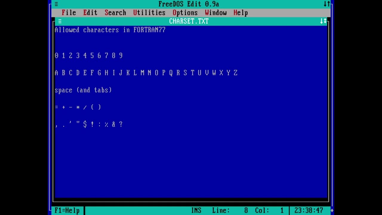 Getting started with FORTRAN 77