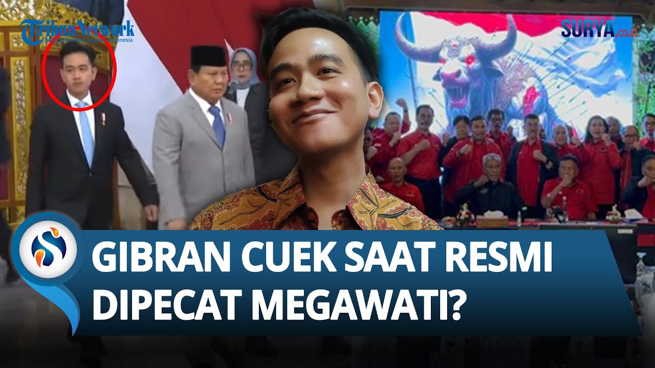 GIBRAN CUEK? Resmi Dipecat Megawati, Sang Wapres Tetap Jalankan Pemerintahan Dampingi Prabowo