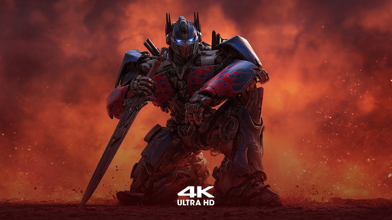 Optimus Prime Awakens 🔥 Epic 4K Screensaver Live Wallpaper | Transformers Ultra HD