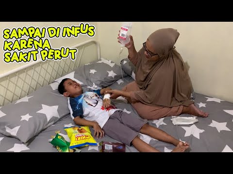 On an IV Due to Stomach Ache and Diarrhea Due to Too Much Snacking!