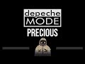 Depeche Mode • Precious (CC) (Upgraded Video) 🎤 [Karaoke] [Instrumental Lyrics]