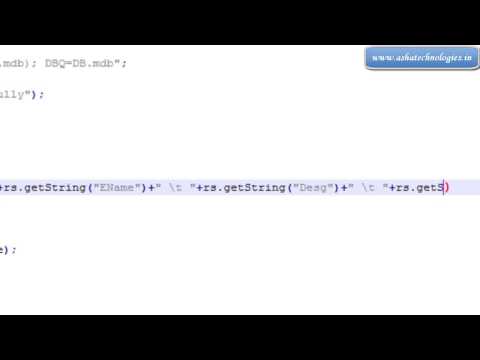 Jdbc Tutorials For Beginners 3 Java Program To Query Database Data Using Select Statement