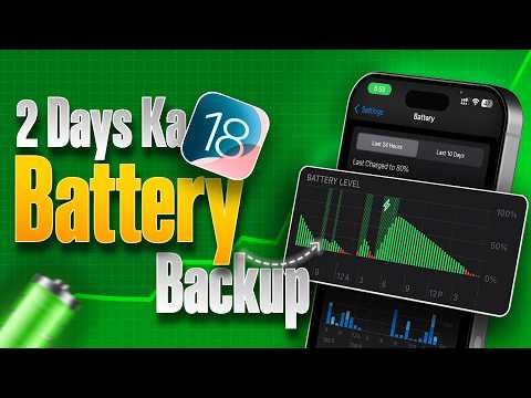 Get 12 HOURS of Battery Life on Your iPhone with iOS 18! Best Battery Saving Tips