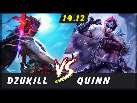 Dzukill - Yone vs Quinn TOP Patch 14.12 - Yone Gameplay