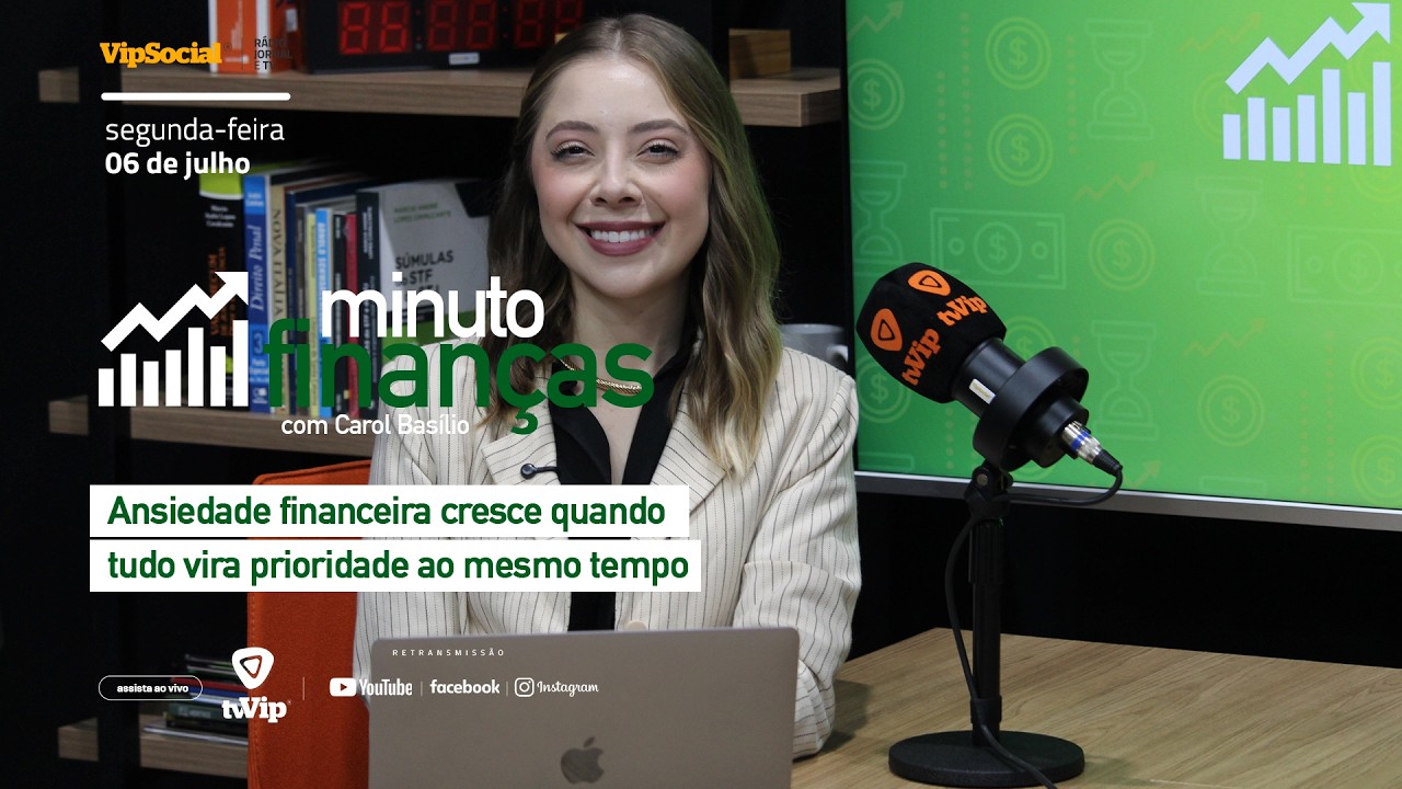 MINUTO FINANÇAS | Ansiedade financeira cresce quando tudo vira prioridade ao mesmo tempo