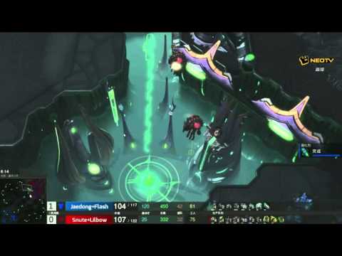 Lotv TvZ #1 Flash/Jaedong vs Snute/Lilbow "A Greedy approach to Dusk Towers"