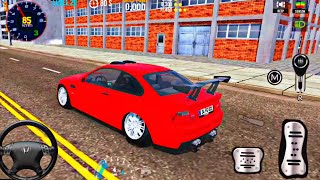 Red Sports Car Parking Challenge | Car Parking 3D Gameplay | Level 20 | Perfect Parking