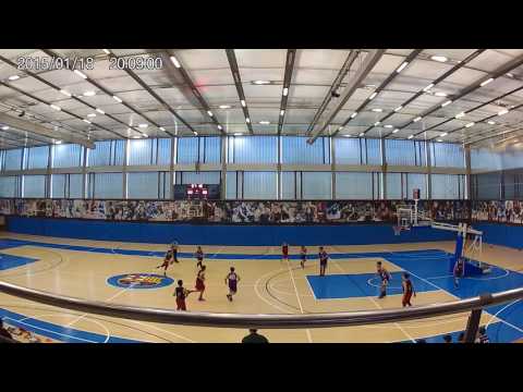 BÀSQUET  F.C. BARCELONA - U.E. GAUDÍ  (INFANTIL A)