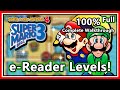 Super Mario Advance 4 Super Mario Bros 3 100 Complete Walkthrough E Reader Levels