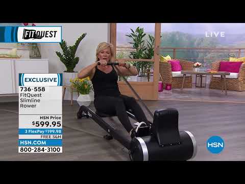 FitQuest Slimline Rower