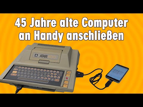 45 Jahre alte Computer an Handy anschließen