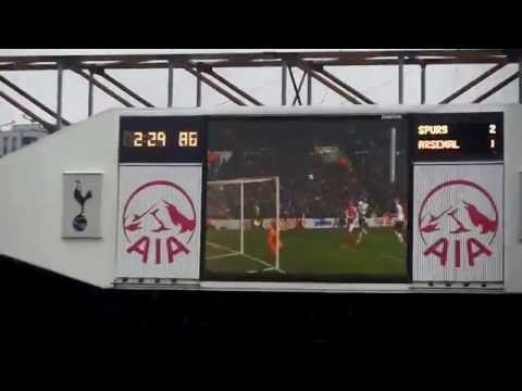 Kane 2nd goal celebrations [Spurs 2 - 1 Arsenal]