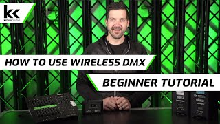 How To Use A Wireless DMX Transmitter