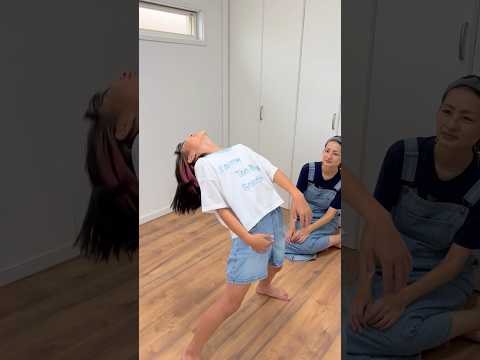 練習の成果！立ちブリッジ成功&hellip;のはずが&hellip;😂#shorts