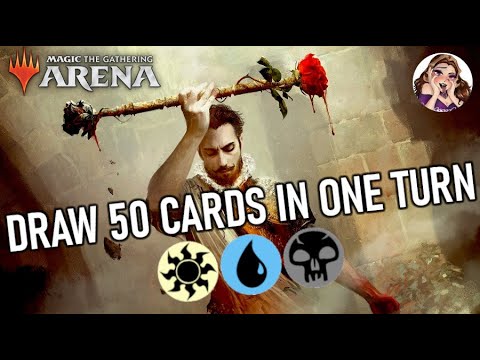 DRAW 50 CARDS IN ONE TURN AND DO... | Esper Combo | MTG Arena Explorer