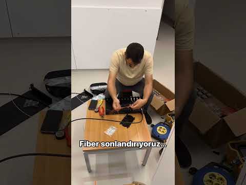 Fiberoptik kablo sonlandırma #mayaguvenlik #fiber #fiberoptics #kablo #fiberoptik #network