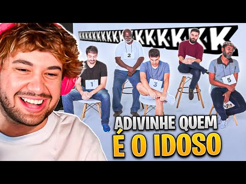 ADIVINHE QUEM É O IDOSO ENTRE OS 6 IMPOSTORES! - React Aqueles Caras