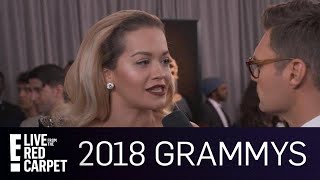 Rita Ora Preaches "Solidarity & Unity" at 2018 Grammy Awards | E! Live from the Red Carpet
