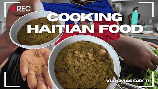 Cooking Haitian Food | Mayi Moulen ak Aransò | Cornmeal w/Smoked Herring | Vlogmas Day 11 2025