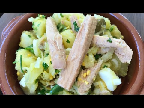Ensaladilla de patatas aliñadas
