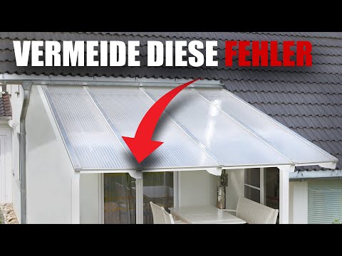 Die 7 HÄUFIGSTEN Terassenüberdachungs-Fehler!