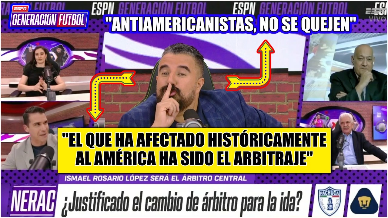 Cambio de árbitro en PUMAS vs CRUZ AZUL, ¿por presión o error de comisión arbitral? | Generación F