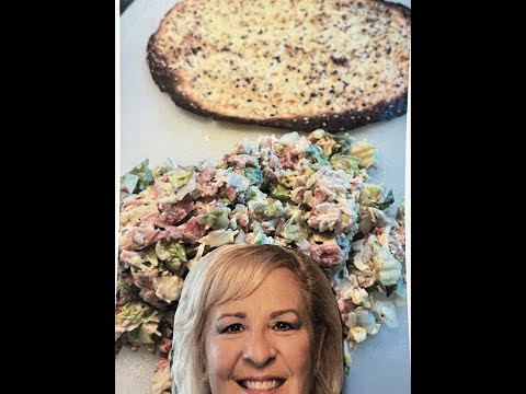 181) Cottage Cheese Flat Bread Chopped Sandwich