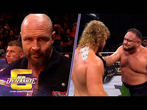 Hangman Page, Samoa Joe & Hobbs vs Death Riders: MATCH HIGHLIGHTS! | AEW Dynamite, 10/1/25