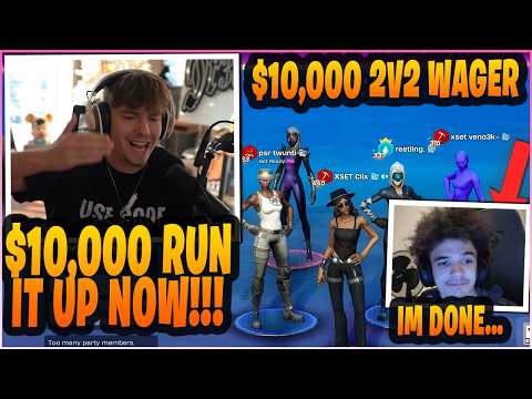 CLIX Put Up $10,000 Against His EX DUO (VENO) In 2v2 BOXFIGHT Wager Then THIS HAPPENED!