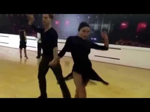 Practice before International Dance Championship 2015 Igor Boev-Elena Nesterova