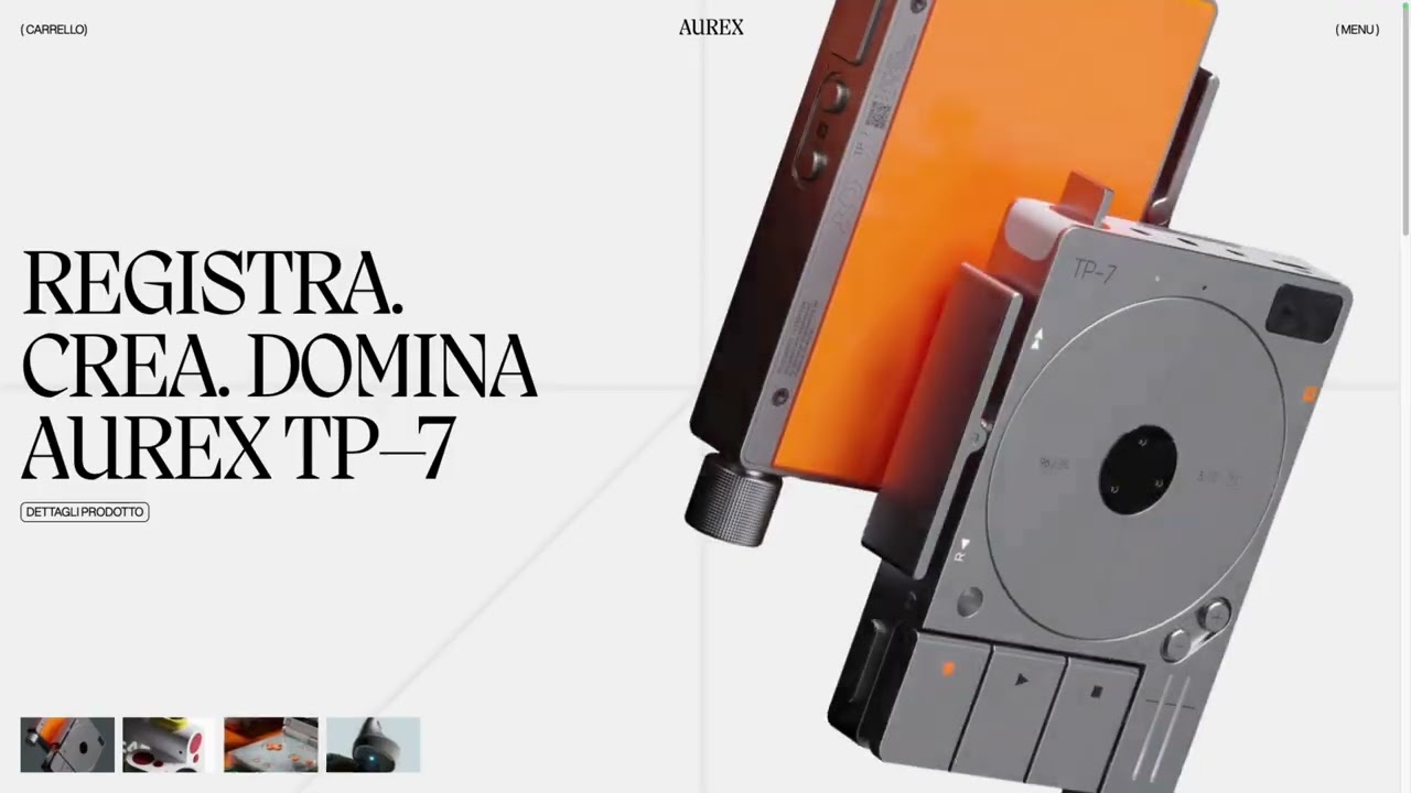 Video showreel siti web CarrotStudio