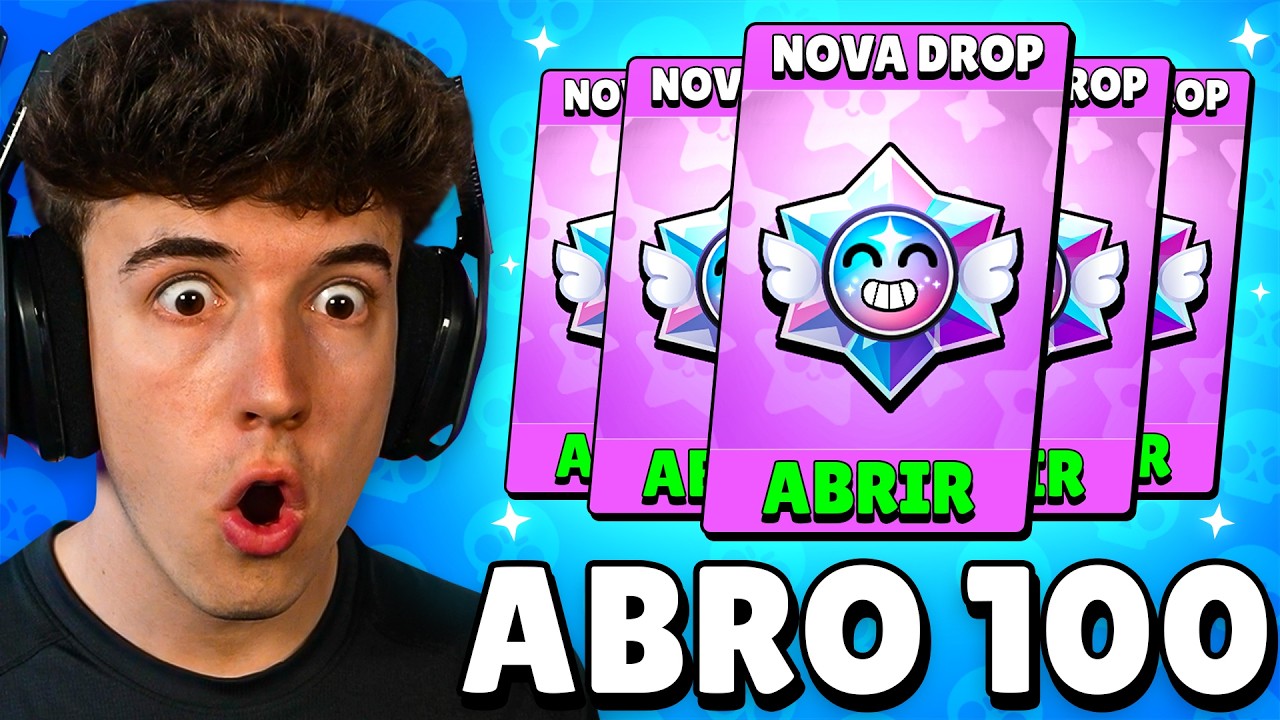 ABRO 100 *NOVA DROPS* Y ME TOCAN NUEVAS SKINS de BRAWL STARS