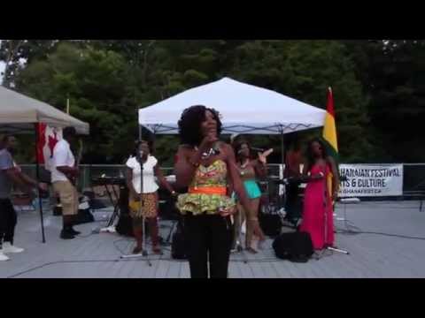 GOSPEL QUEEN CA perform at Ghanafest 2015