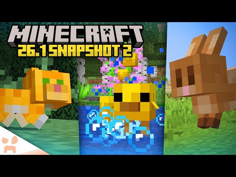 MINECRAFT'S HUGE NEW MOB OVERHAUL + NEW RABBITS ARE HERE! (26.1 snapshot 2)