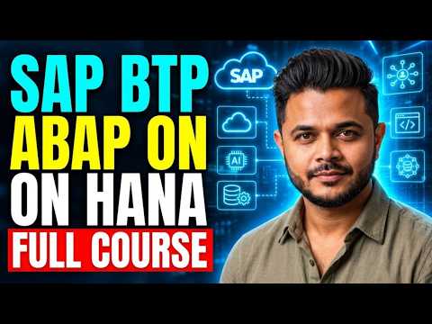 SAP BTP ABAP on HANA Full Course ZaranTech