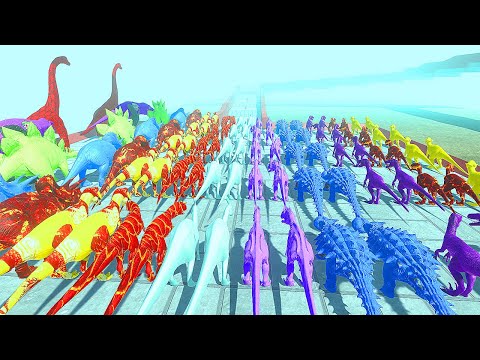 STRONGEST ANIMAL COLOR CHAMPIONSHIP - Animal Revolt Battle Simulator
