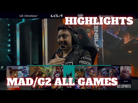 MAD vs G2 - All Games Highlights (Bo3) | Round 2 LEC Winter 2023 Groups | Mad Lions vs G2 Esports