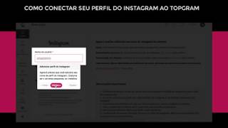 Topgram - Como conectar seu perfil do Instagram ao Topgram
