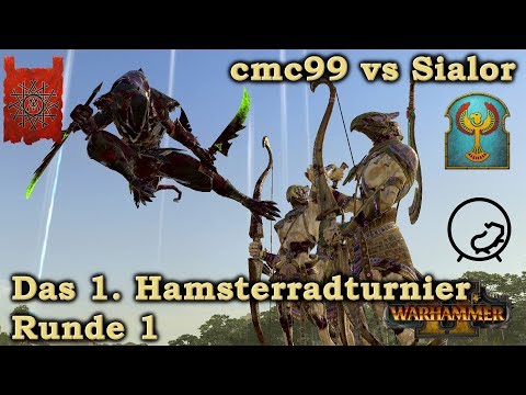 Hamsterradturnier Runde 1: cmc99 vs Sialor - Total War: Warhammer 2 deutsch
