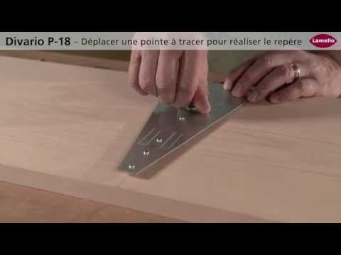 Ferrements d’assemblage LAMELLO DIVARIO P-18_Entièrement invisible