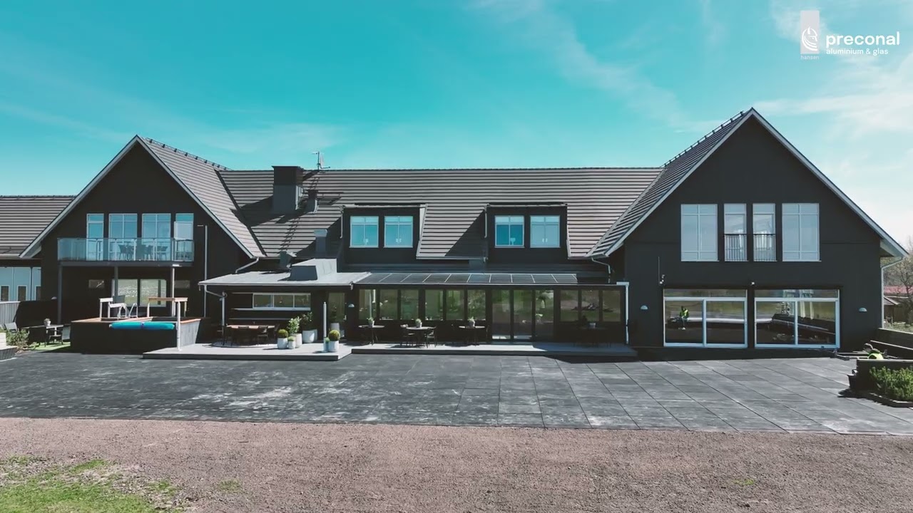 Golfarenan Halmstad - Preconal aluminiumpartier