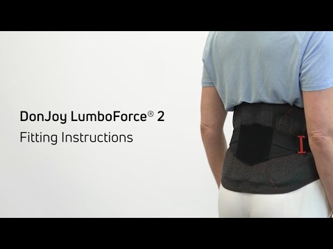 DonJoy LumboForce® 2 Fitting Instructions