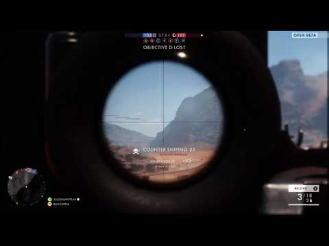 Battlefield 1 Open beta : NEW RECORD SNIPER KILL 802M (SINAI DESERT)