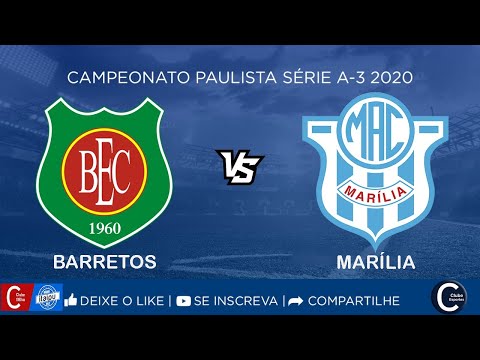 Barretos x Marília | AO VIVO | 10/10/20 | Paulista A3