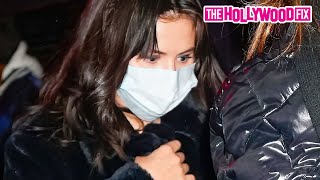 Selena Gomez & Nicola Peltz Keep A Super Low Profile While Leaving Dinner At Carbone In New York, NY