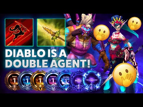 Lunara Leaping Strike - DIABLO IS A DOUBLE AGENT! - Hardstuck Bronze 5 Adventures 2022