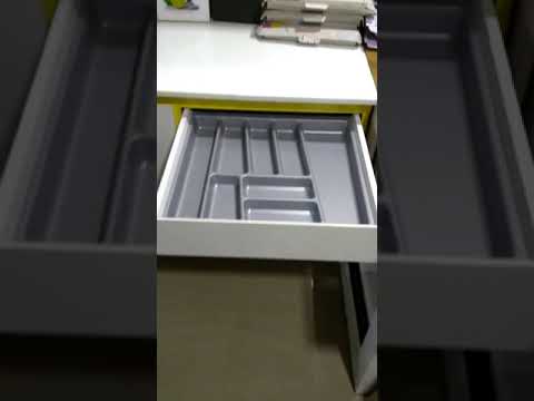 Param gray 900mm pvc cutlery tray, for restaurant