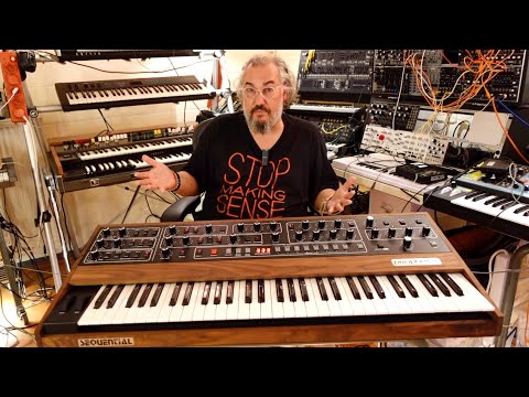 SEQUENTIAL Prophet 5 Rev.4 review with (Korg Drumlogue, KR-55 and loads of FX Pedals