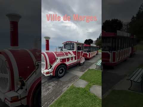 Ville de Morges bord du lac Suisse